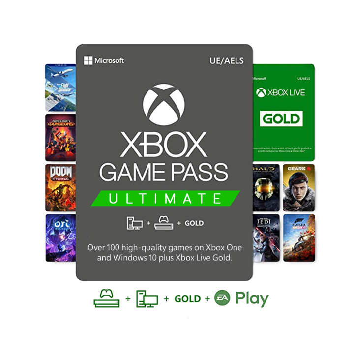Xbox Game Pass Ultimate on Rame Digital - Up to 63% Off